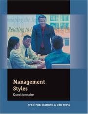 Tapa de Management Styles Questionnaire