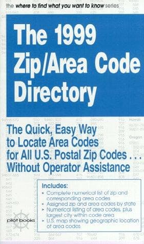Tapa de The Zip/Area Code Directory 1999 (serial)