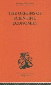 Tapa de The origins of scientific economics