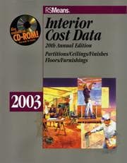 Tapa de Interior Cost Data 2003 (Means Interior Cost Data)
