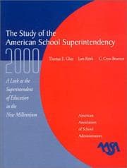 Tapa de Study of the American Superintendency, 2000