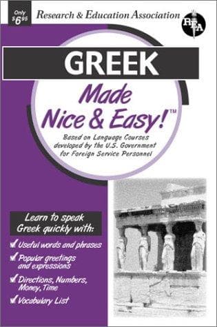 Tapa de Greek Made Nice & Easy (Languages Made Nice & Easy)