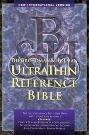 Tapa de Bible Niv U/Thin Ref Blue T/I