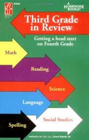 Tapa de Third Grade in Review Homework Booklet