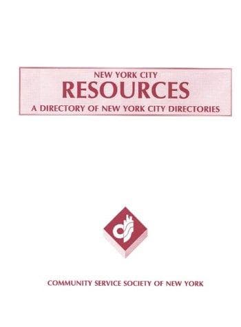 Tapa de New York City resources