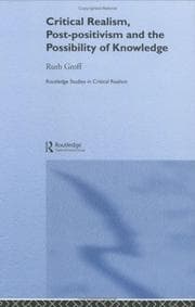 Tapa de Critical realism, post-positivism, and the possibility of knowledge