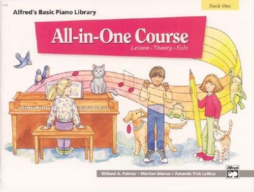 Tapa de Alfred's Basic All-in-One Course for Children, Bk 1
