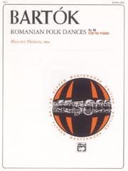 Tapa de Romanian Folk Dances, Sz. 56, for the piano