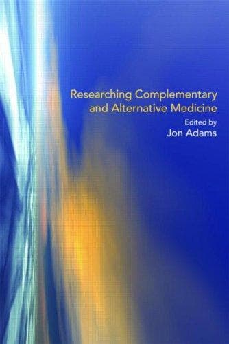 Tapa de Researching Complementary and Alternative Medicine
