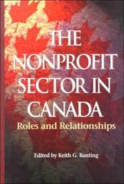 Tapa de The Nonprofit Sector in Canada