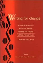 Tapa de Writing for Change