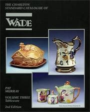 Tapa de Wade Tableware, Volume Three
