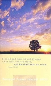 Tapa de Personal Prayer Journal 2005
