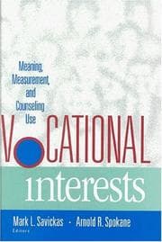 Tapa de Vocational Interests