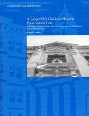 Tapa de A Layperson's Guide to Preservation Law