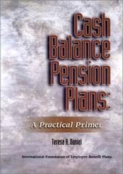 Tapa de Cash balance pension plans