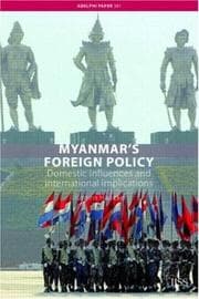 Tapa de Myanmar's Foreign Policy