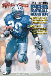 Tapa de Pro Football Register 1998