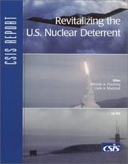 Tapa de Revitalizing the U.S. Nuclear Deterrent (CSIS Report) (Csis Report)
