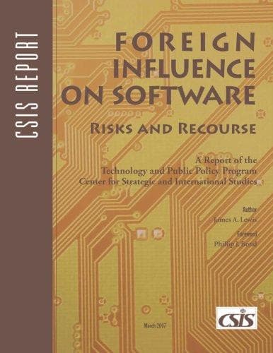 Tapa de Foreign Influence on Software