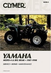 Tapa de Clymer Yamaha Moto-4 & Big Bear, 1987-1998