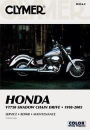 Tapa de Clymer Honda Vt750 Shadow Chain Drive 1998-2005