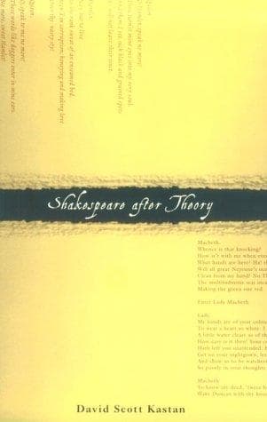 Tapa de Shakespeare after theory