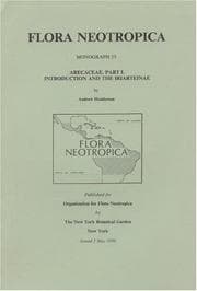 Tapa de Arecaceae. Part I. Introduction and the Iriateinae (Flora Neotropica Monograph No. 53)