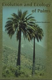 Tapa de Evolution and Ecology of Palms