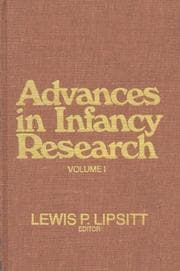 Tapa de Advances in infancy research