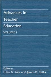 Tapa de Advances in teacher education