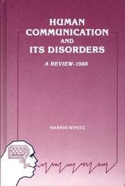 Tapa de Human communication and its disorders