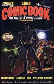 Tapa de Comics buyer's guide 2008 comic book checklist & price guide, 1961-present