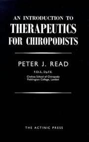 Tapa de Introduction to Therapeutics for Chiropodists