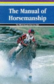 Tapa de Manual of Horsemanship