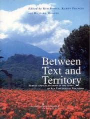 Tapa de Between text and territory