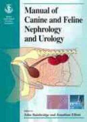Tapa de BSAVA Manual of Canine and Feline Nephrology and Urology