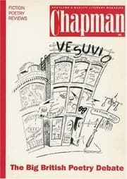 Tapa de The Big British Poetry Debate (Chapman Magazine)