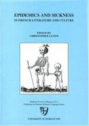 Tapa de Epidemics and Sickness in French Literature and Culture (Durham French Colloquies)