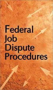Tapa de Federal job dispute procedures