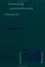 Tapa de Knowledge and Postmodernism in Historical Perspective