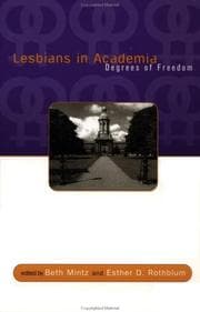 Tapa de Lesbians in Academia