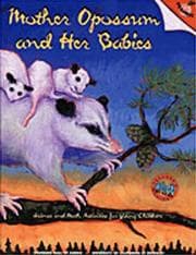 Tapa de Mother opossum and her babies