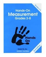 Tapa de Hands on Measurement Grades 3-8 (102-I)