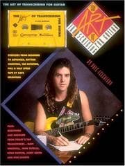 Tapa de The Art Of Transcribing For Guitar