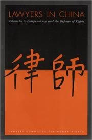 Tapa de Lawyers in China