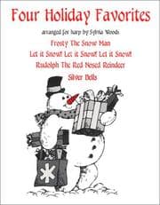 Tapa de Four Holiday Favorites Arranged For Harp