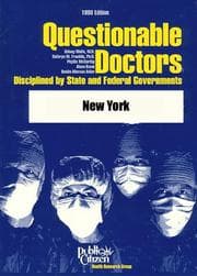 Tapa de Questionable Doctors Disciplined by State and Federal Governments