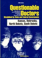 Tapa de Questionable Doctors Disciplined by State and Federal Governments