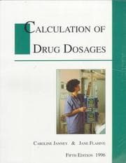 Tapa de Calculation of Drug Dosages